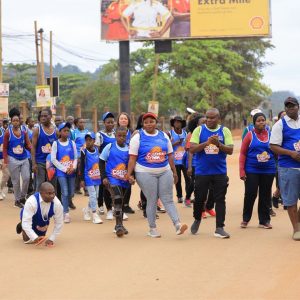 FCA Uganda joins charity walk to support children with disabilities