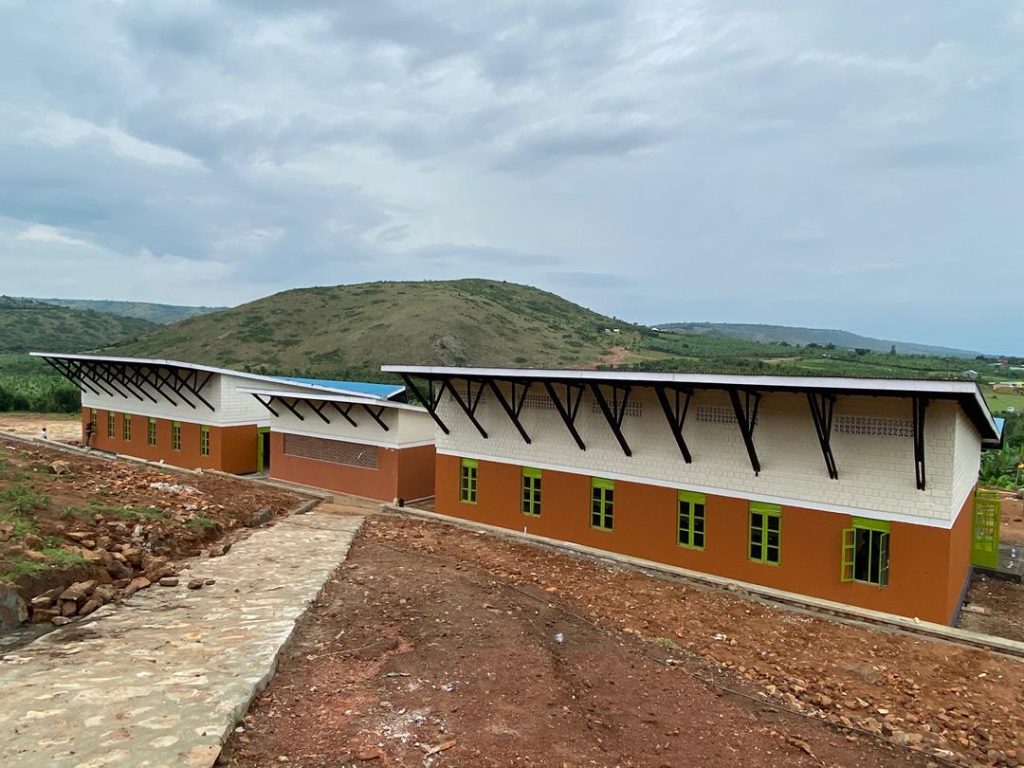 A picture showing the back side of a building